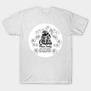 Stitch Ohana BnW T-Shirt